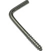 Gardinia Screw Hooks for Curtain Rods Matte Silver 2.5 cm,