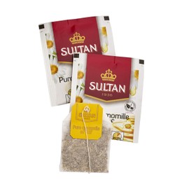 SULTAN TEA Pure Camomile, Herbal Moroccan Green Teas (Single Pack - 20 Tea Bags)