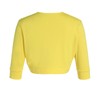 Womens 3/4 Sleeve Cropped Bolero Open Front Short Shrugs for