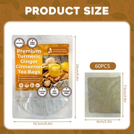 Tea Turmeric & Cinnamon, Cinnamon Tea Bags