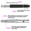 ICOUVA Dog Whistle [2 Pack], Professional Ultrasonic Dog Training Whistle
