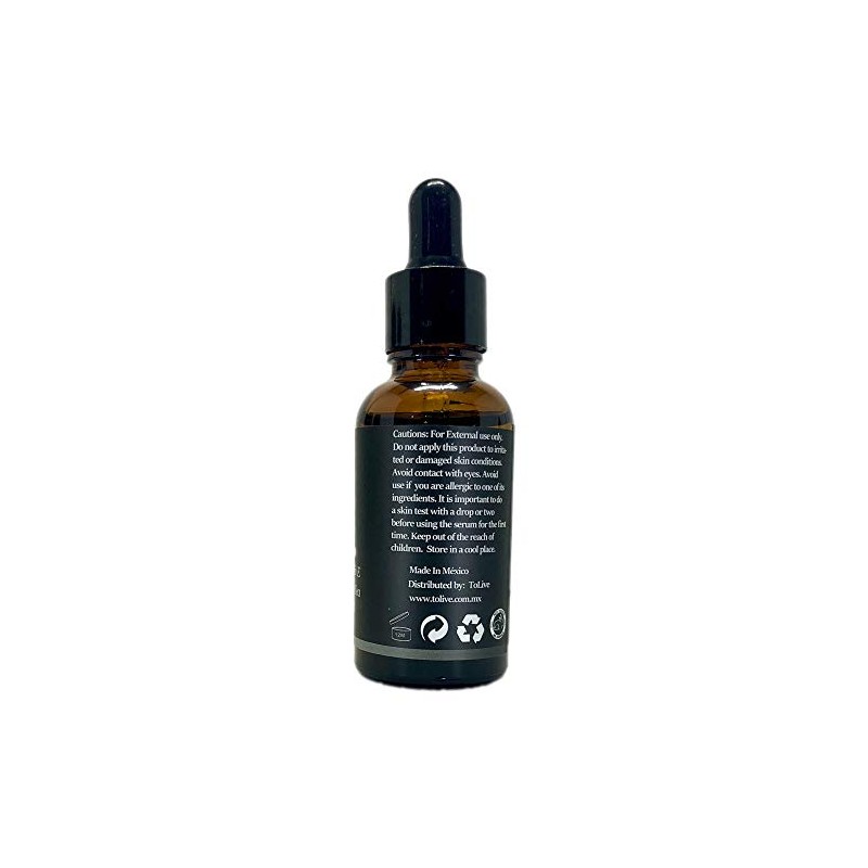 Suero facial de Retinol con te verde, aceite de jojoba,