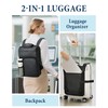 BS-VOG Over Luggage Organizer for Suitcase, Luggage Harness with Cup