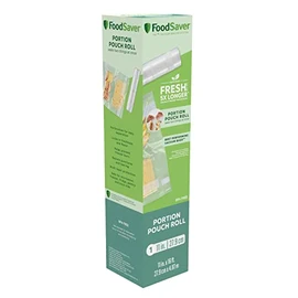 FoodSaver Portion Pouch Vacuum Seal Roll, 11" x 16', 1 Pack