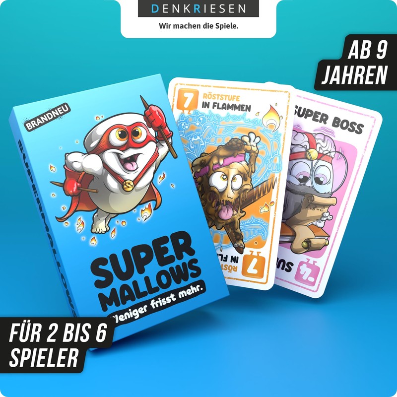 DENKRIESEN Supermallows® - Less Eats More. Card Game | Ages