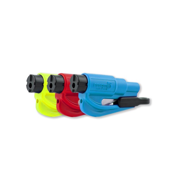 resqme Family Pack of 3, The Original Emergency Keychain Car
