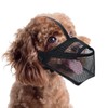 Pawfun Mesh Dog Muzzle, Breathable Soft Dog Muzzle with 3