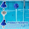 Lyreh 5pcs Pool Jet Nozzle Set, 360° Swivel Rotatable Pool