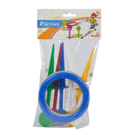 Simba 107212828 - Ringwurfspiel, 5 Ringe, 5 Stecker