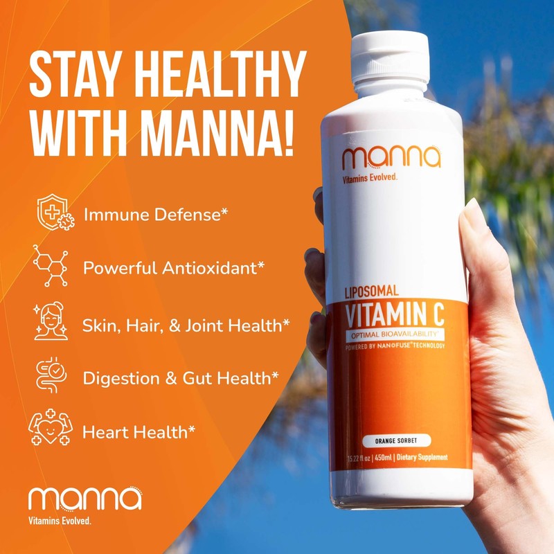 Manna Vitamins Evolved - Liposomal Vitamin C – High Absorption