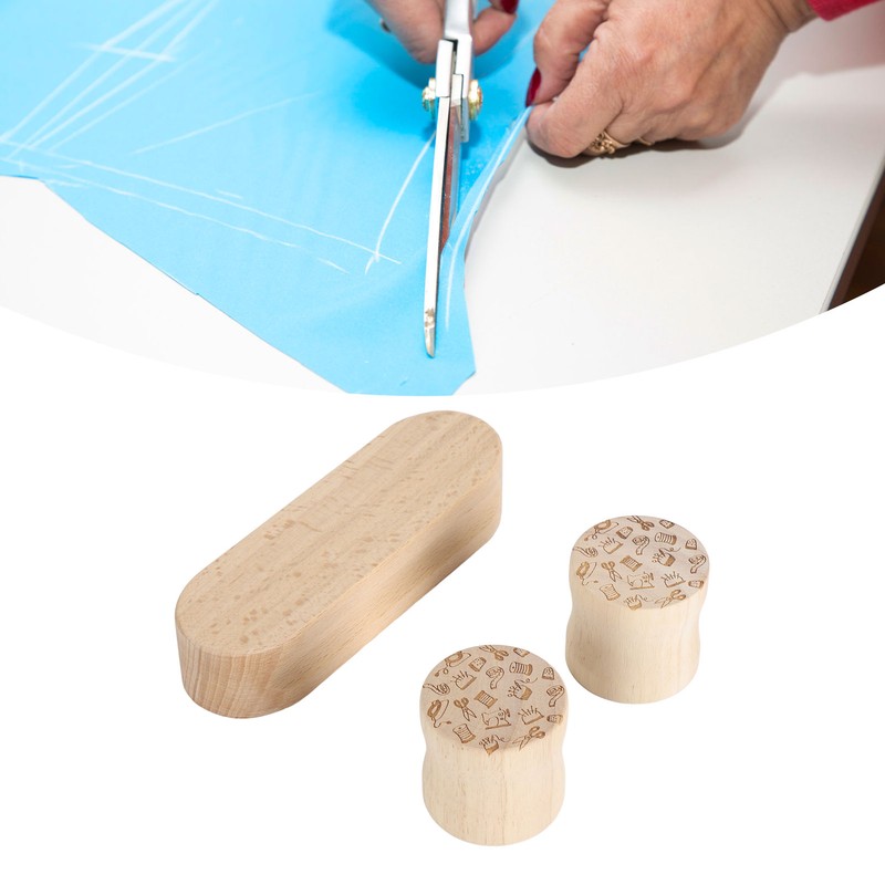 Quilters Clapper 17.8cm Wood Quilting Tailors Sewing Set Multifunction with