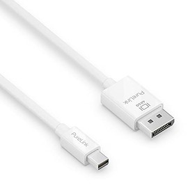 PureLink mini DisplayPort auf Displayport 1.3 Kabel, 4K Ultra HD 60Hz, 21,6GB/s Bandbreite, vergoldete Steckkontakte, 2,00m, weiß