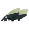 UPSURF Surfboard Fins Keel fin 2 Fins Double Tabs Surfing