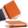 2-Pack 6 Ring Binder Cover, Leather A7 Binder Notebook Cover