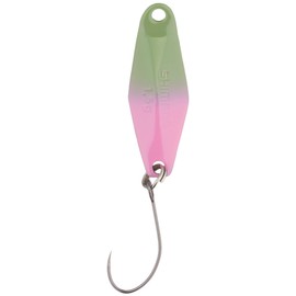 Shimano Spoon, Cardiff Wobble Swimmer, 0.05 oz (1.5 g), Green Pink