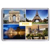 Paris France Souvenir Acrylic Fridge Magnet (Standard: 70x45mm)