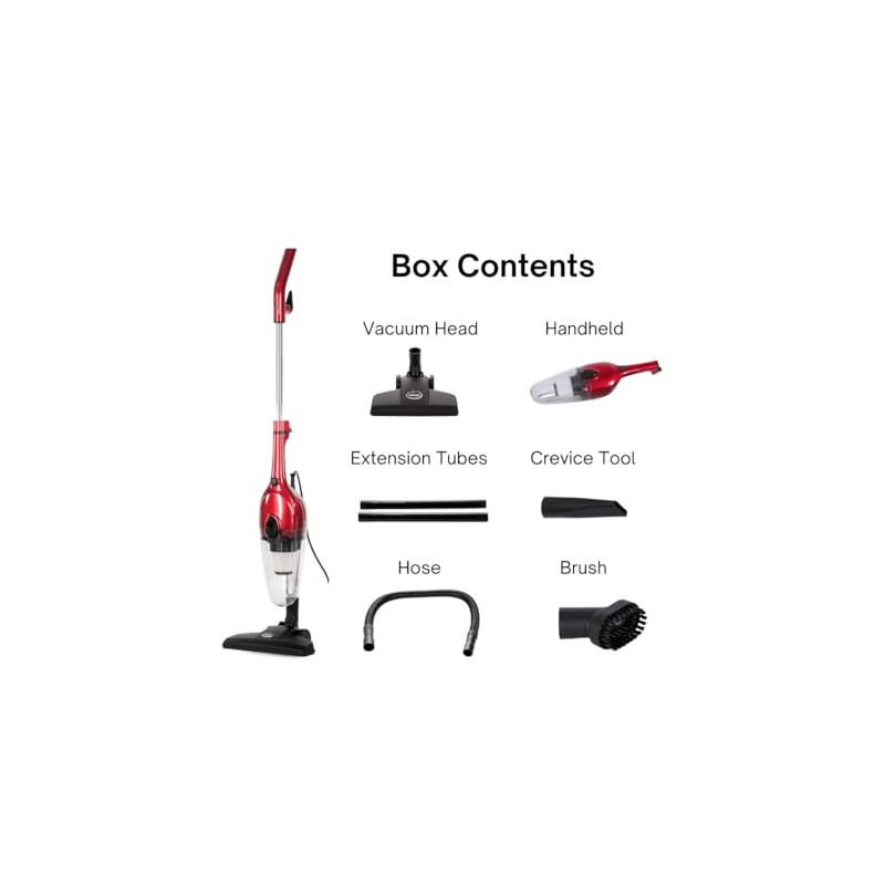 Ewbank Chilli Tempest 2-in-1 Vacuum Cleaner, Stick & Handheld, with