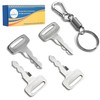 Mixopoly 4 Pack Ignition Keys, Golf Cart Keys Replacement for