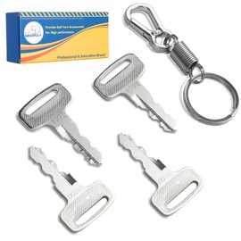 Mixopoly 4 Pack Ignition Keys, Golf Cart Keys Replacement for Yamaha G14, G16, G19, G20, G21, G22, G29/Drive Golf Cart, Replace OEM JU2-H2511-00, 8000
