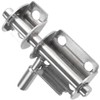 SeonFook 2pcs Sliding Barrel Bolt Round Bar Latch Stainless Steel