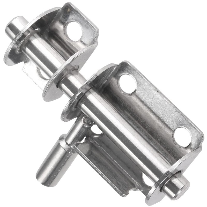 SeonFook 2pcs Sliding Barrel Bolt Round Bar Latch Stainless Steel