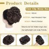 YKHJH Messy Bun Hair Piece Clip-In Ponytail Bun for Women,