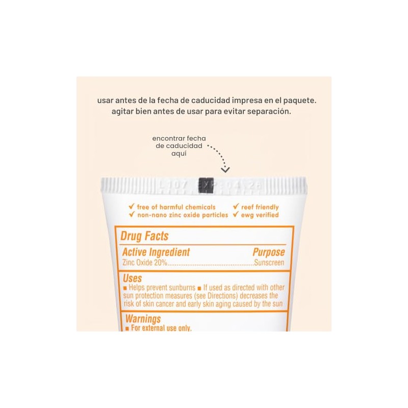 Thinkbaby Safe Sunscreen SPF 50+ - 6oz Family Size