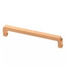 Liberty P39072C-BCP 6 5/16" Notched Cabinet Drawer Pull Brushed Copper