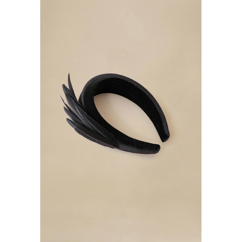 BABEYOND Fascinator Headband for Women - 1920s Feather Tea Party