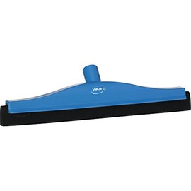 Vikan, Blue Squeegee,Fixed Head,Bench,16",PP/RB, 7752