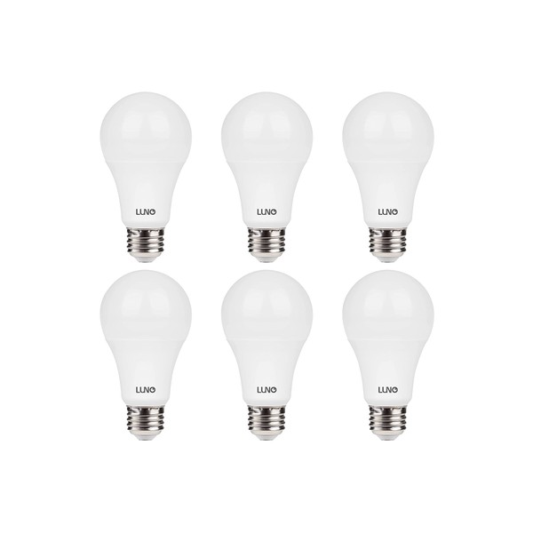 LUNO A19 Non-Dimmable LED Bulb, 14W (100W Equivalent), 1500 Lumens,