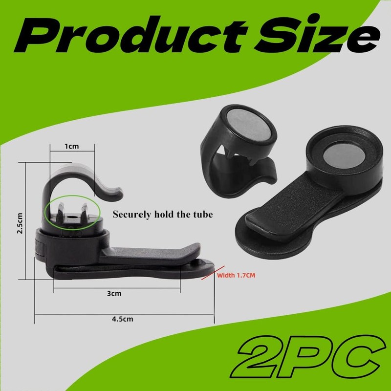 Hydration Hose Clamps, Bicycle Hose Clamps, Magnetic Hose Clamps, Hydration