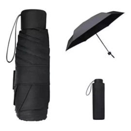 DAS 6 Paraguas Sombrilla Bolsillo Portátil Pequeño Económico