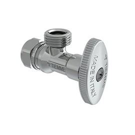 Válvula de Control Angular marca Tiemme 1/2" x 1/2" Barrilito