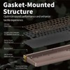 BOYI KEYSME GT60Pro Aluminum Case with Silicone Gasket Mat FR4