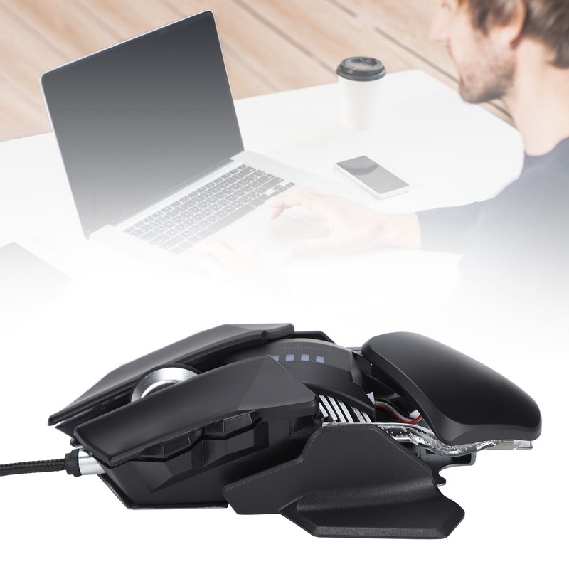 Gaming Mice Adjustable Shape Mechanical Mouse Office Game Dual Mode