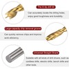 sourcing map Brad Point Drill Bit 4.5mm(11/64") Dia Straight Round
