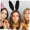 OATIPHO 2pcs Bunny Ears Headbands Lightweight Rabbit Ear Hair Hoops