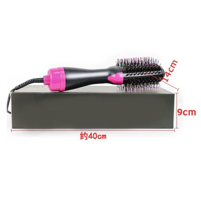 Electric Hair Comb Pink Black Ionic Technology Tourmaline Ceramic 1200w