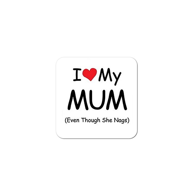 Boxer Gifts I Love My Mum Coaster, One Size