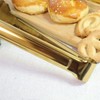 XEVOM 2 Pack 9 Inch Serving Tongs,Gold Salad Buffet Tongs,Stainless