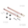 CB Quick Release Backrest Docking Hardware Kit Fit Harley Dyna