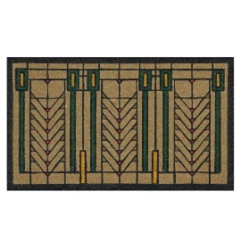 Uni-Art Frank Lloyd Wright Colored Tree of Life Doormat