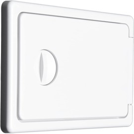 SYSTERM Universal Inspection Lid External Dimensions 15 x 10 cm Open Thin Inspection Lid Basic Opening Inspection Flap ABS Plastic White (15x10 - OPI 15/10)