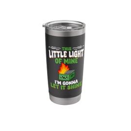 Gonna Let It Shine Dumpster On Fire Funny Dumpster Fire Stainless Steel Insulated Tumbler
