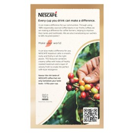 NESCAFÉ Hazelnut Latte Coffee Sachets 40 Pack, 4 x 10 Pack