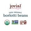 Jovial 100% Organic Borlotti Beans - Borlotti, Organic Borlotti, No