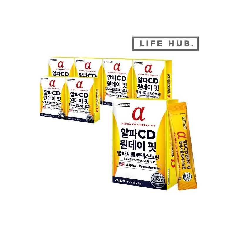 LifeHerb Alpha CD One Day Fit Alpha Cyclodextrin 7 Boxes