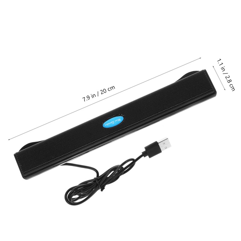 KOMBIUDA 19 Stereo Soundbar 360° Surround Soundbar for Computer Speaker