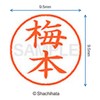 Shachihata name 梅本